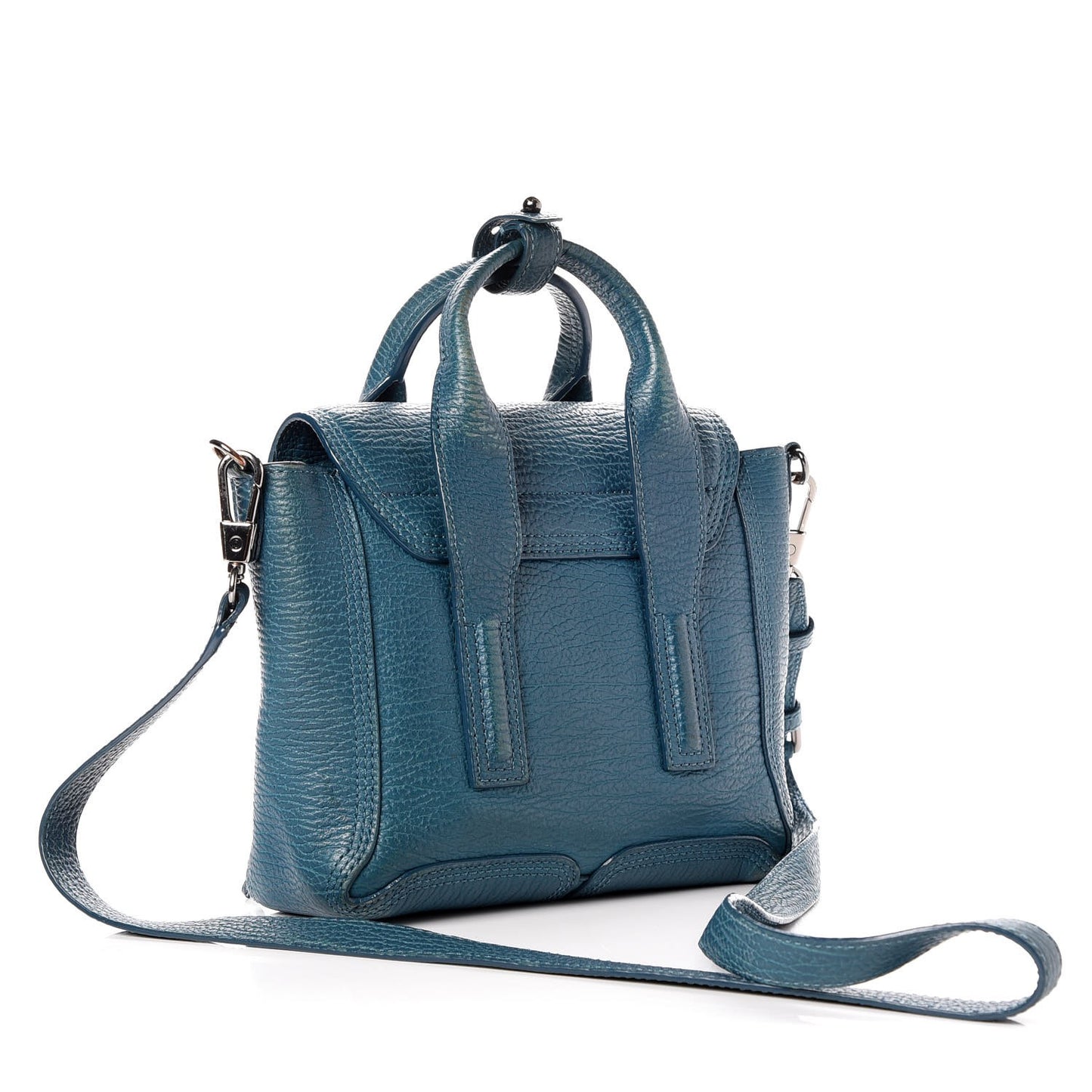 3.1 Textured Calfskin Mini Pashli Satchel Nile