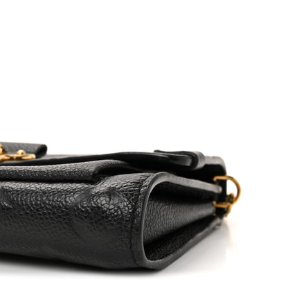 Louis Vuitton Empreinte Vavin Chain Wallet Black 9 of 10
