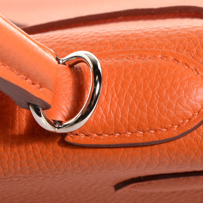 Hermes Togo Kelly Retourne 32 Orange 14 of 22