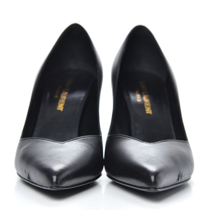 Saint Laurent Calfskin Classic Paris 80 Pumps 36 Black 2 of 11