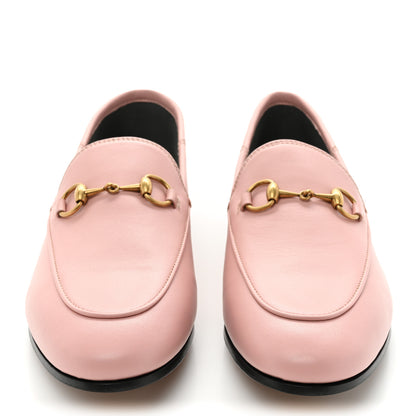 Gucci Lambskin Womens Brixton Horsebit Loafers 37.5 Perfect Pink 2 of 15
