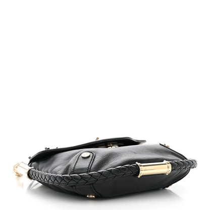Gucci Calfskin Small Britt Tassel Shoulder Bag Black 4 of 10