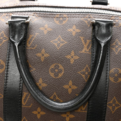Louis Vuitton Monogram Macassar Keepall Bandouliere 45 12 of 14