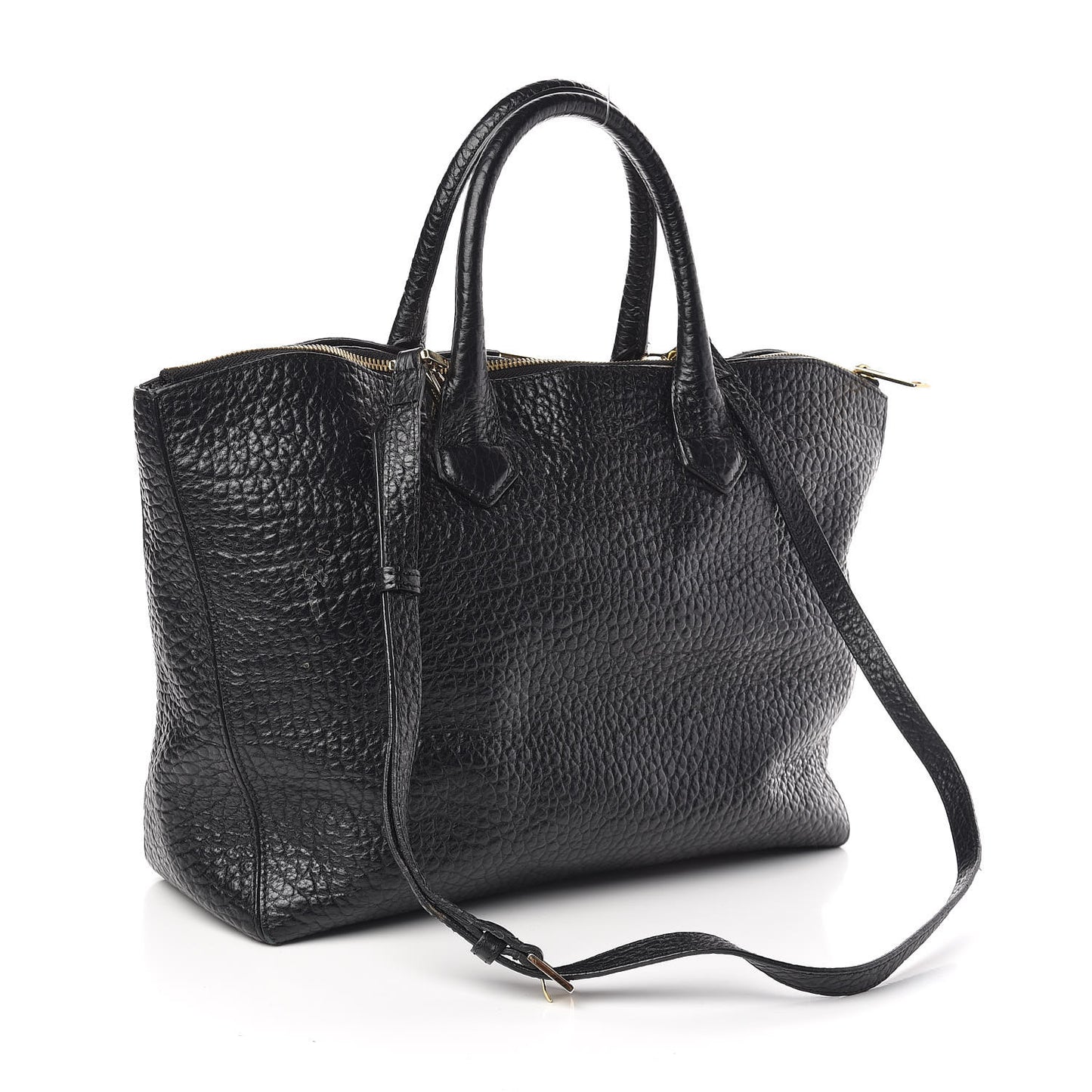 Heritage Grain Medium Dewsbury Tote Black