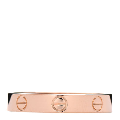 Cartier 18K Pink Gold 3.5mm LOVE Wedding Band Ring 57 8 3 of 4