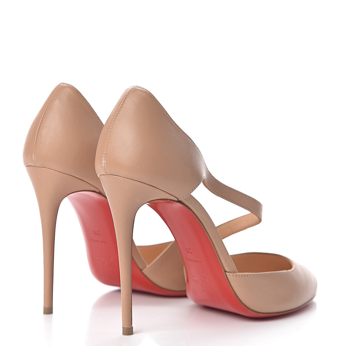 Shiny Nappa Catchy One 100 Pumps 38 Nude