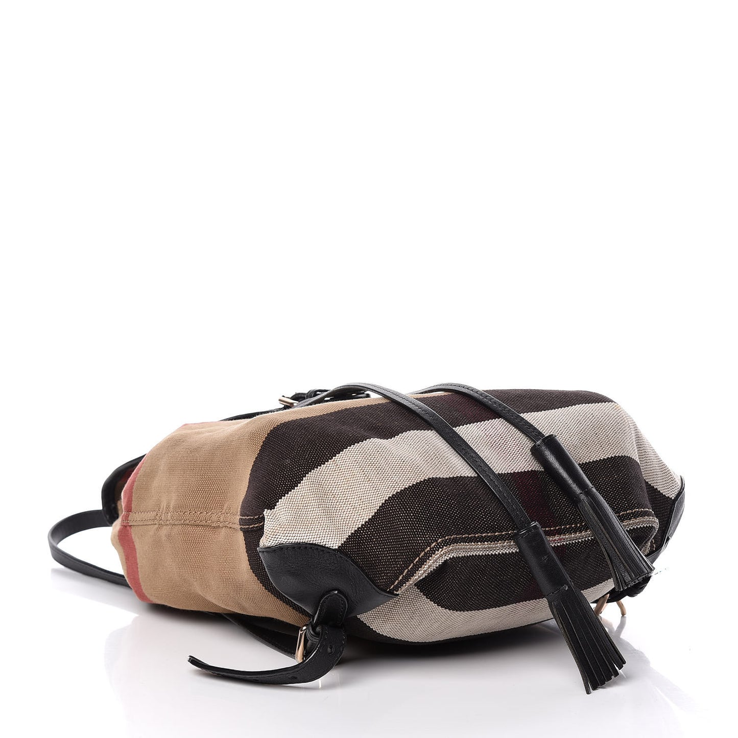 Overdyed Canvas Mega Check Medium Chiltern Backpack Black