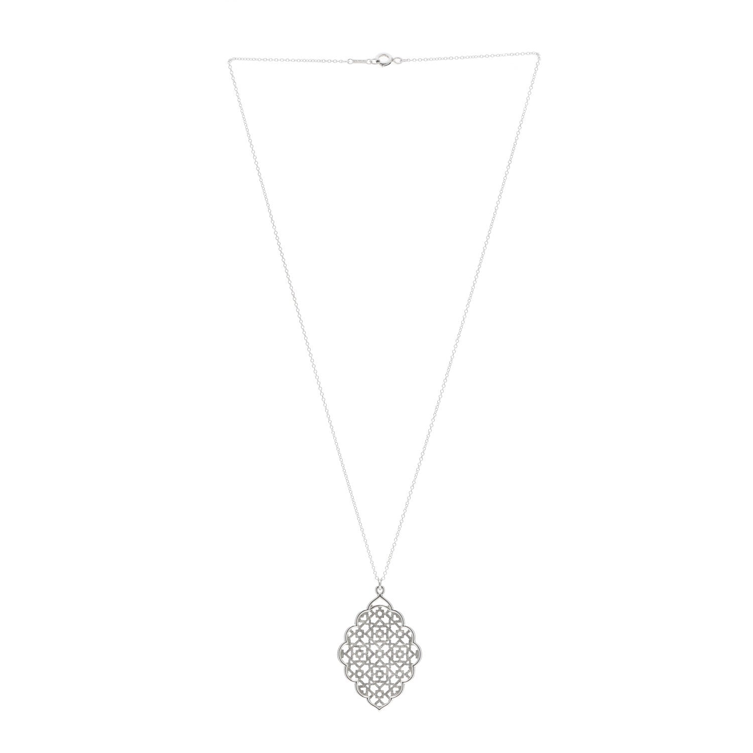 Tiffany Sterling Silver Paloma Picasso Marrakesh Pendant Necklace 3 of 6