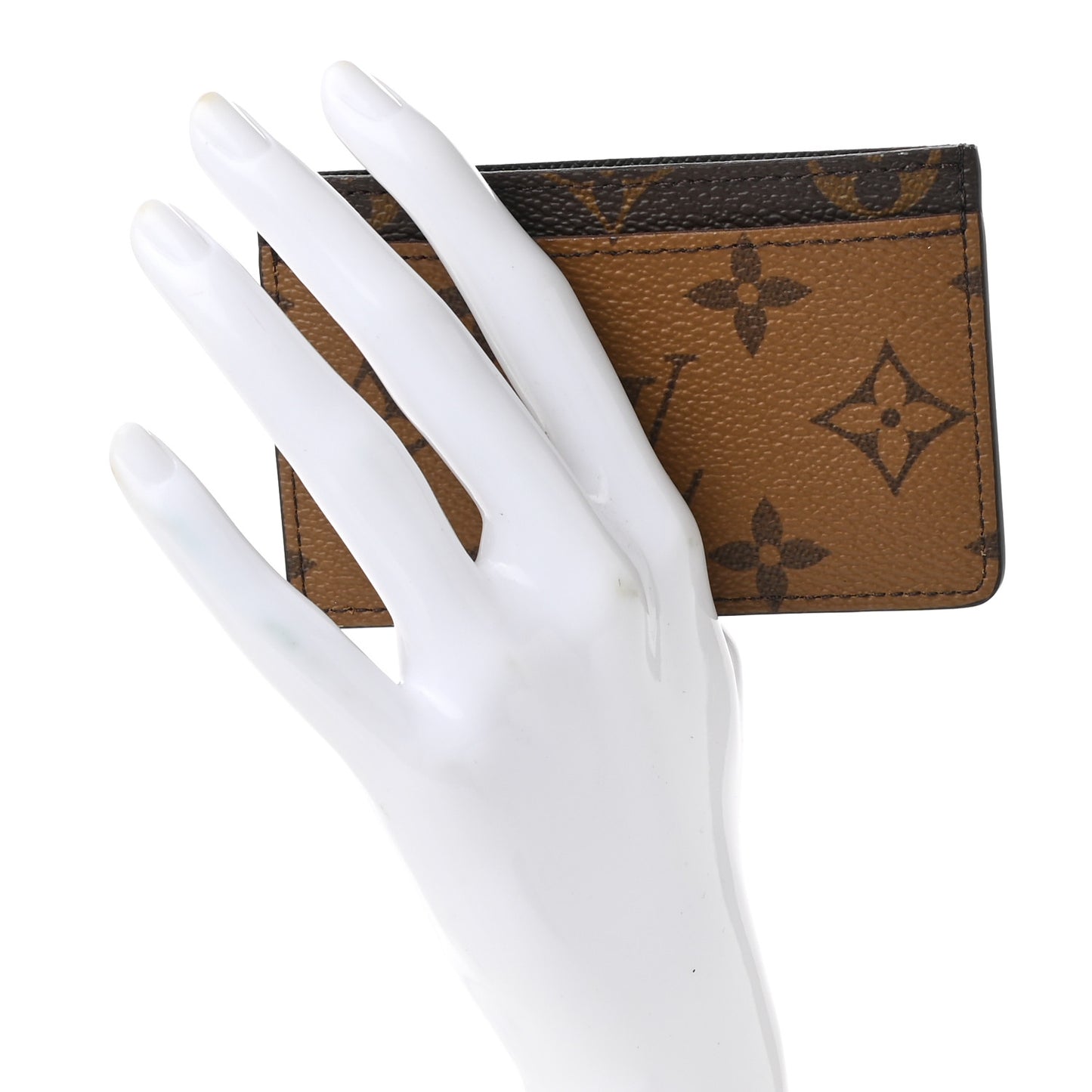 Reverse Monogram Card Holder