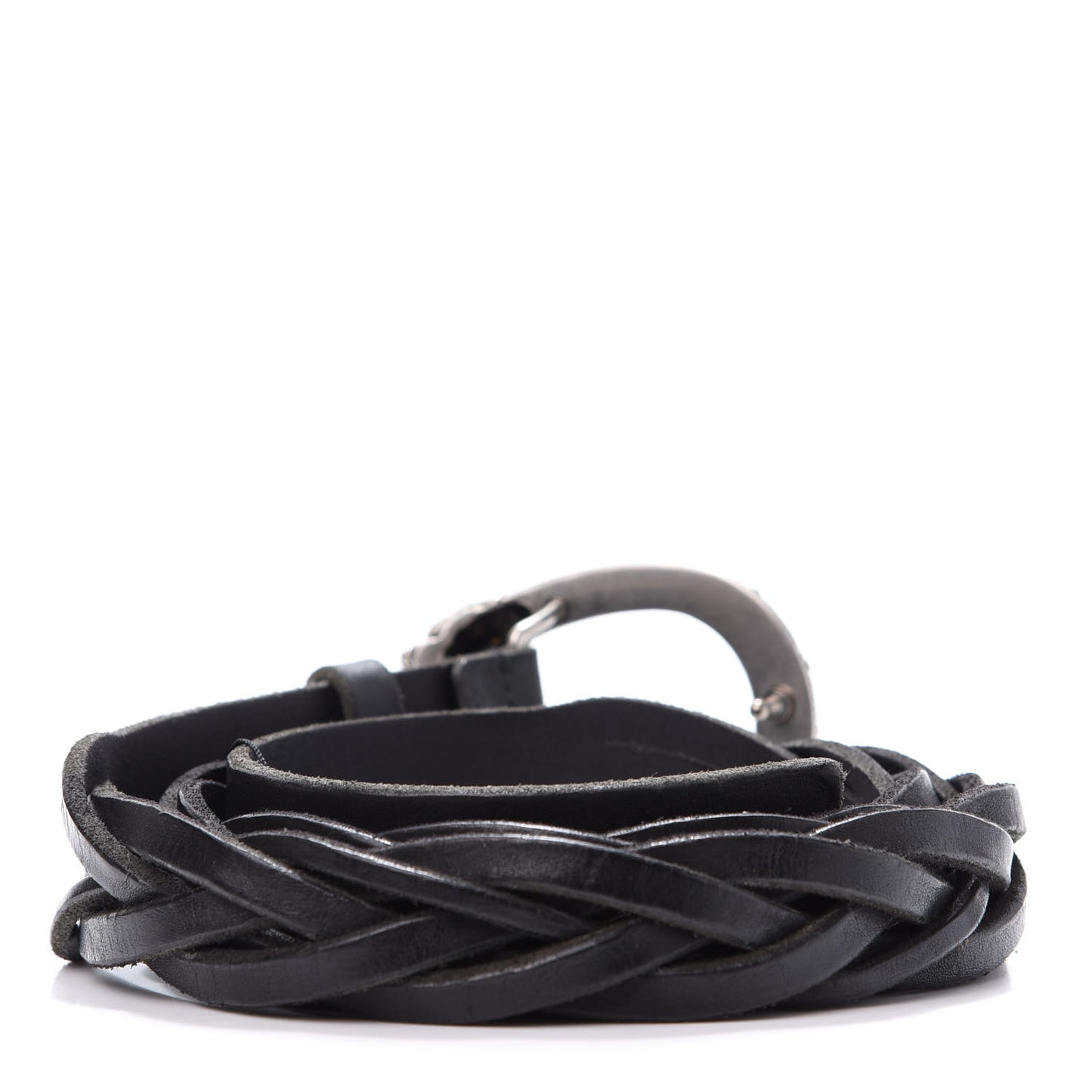 Calfskin Braided Dionysus Belt 95 38 Black