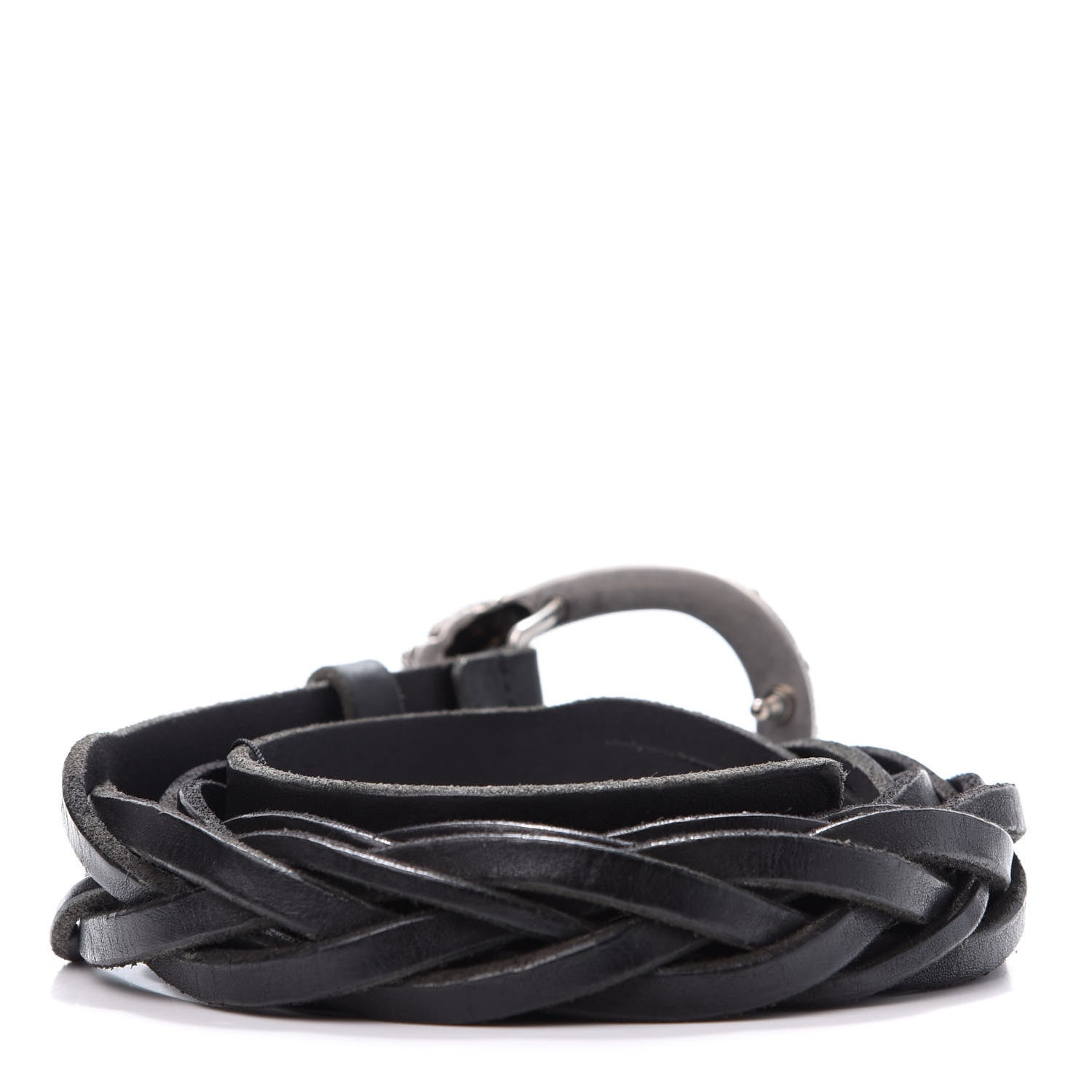 Gucci Calfskin Braided Dionysus Belt 95 38 Black 2 of 7