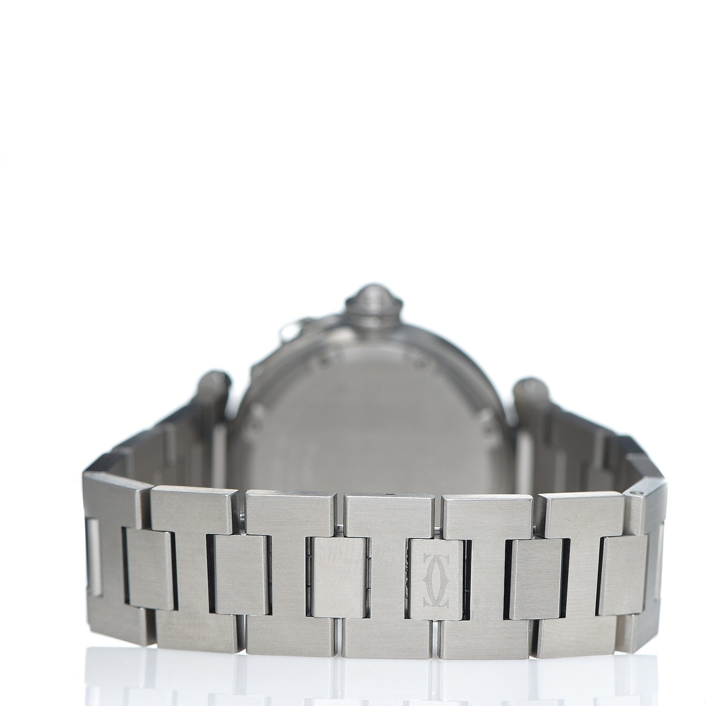 Stainless Steel 35mm Pasha C Big Date Automatic Watch Black