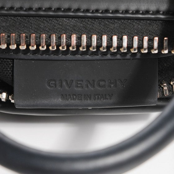 Givenchy Rubber Effect Calfskin Mini Antigona Black 9 of 20