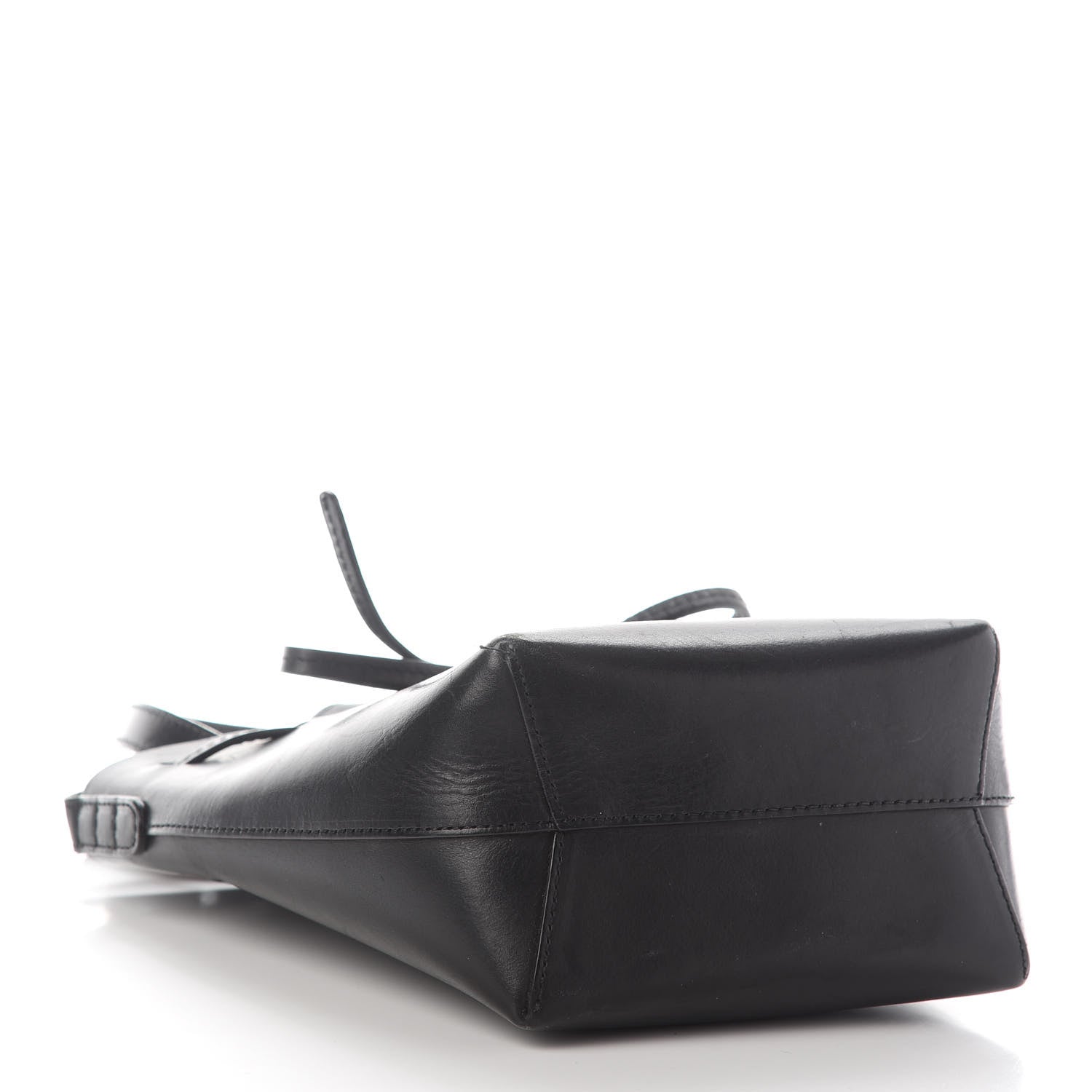 Mansur Gavriel Vegetable Tanned Calfskin Mini Mini Bucket Bag Black Ballerina 3 of 14