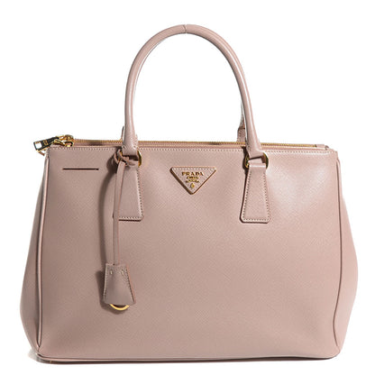 Prada Saffiano Lux Medium Double Zip Tote Cammeo 1 of 11