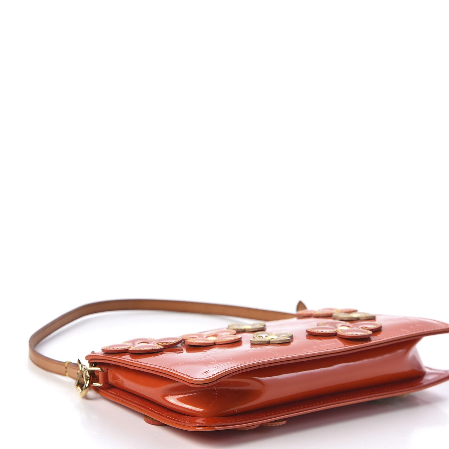 Vernis Lexington Fleurs Pochette Orange