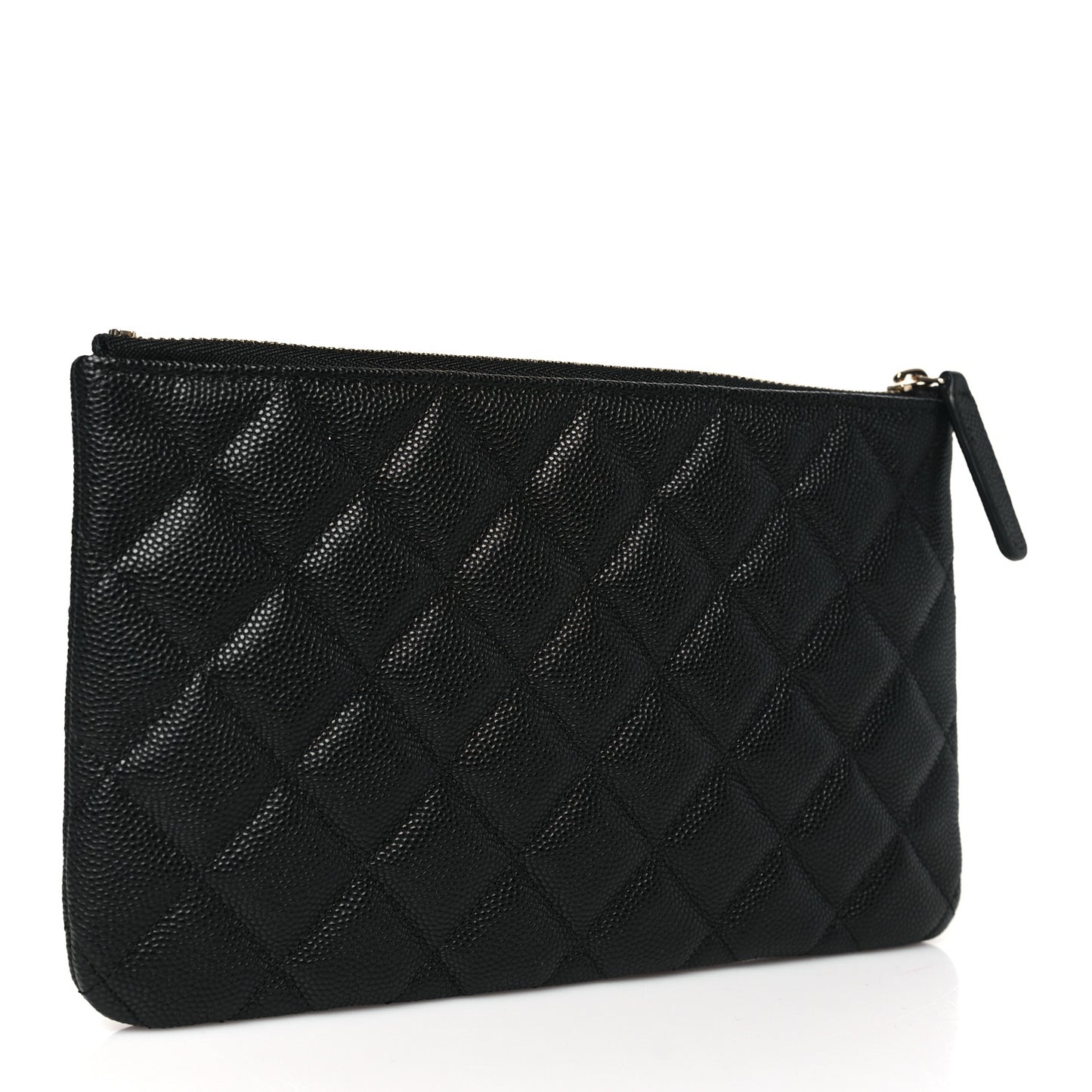 Caviar Quilted Coco Candy Small Cosmetic Case Black