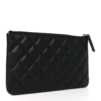 Chanel Caviar Quilted Coco Candy Small Cosmetic Case Black 3 of 10