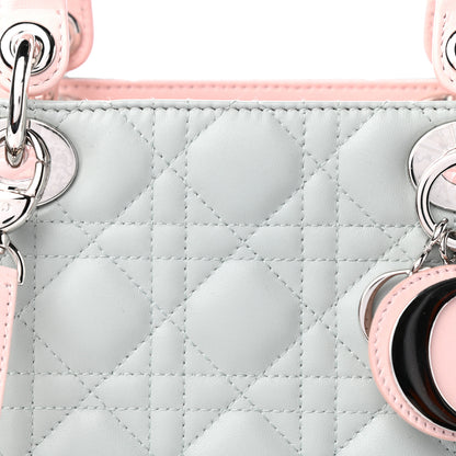 Christian Dior Lambskin Cannage Medium Tri-Color Lady Dior Multicolor 8 of 10