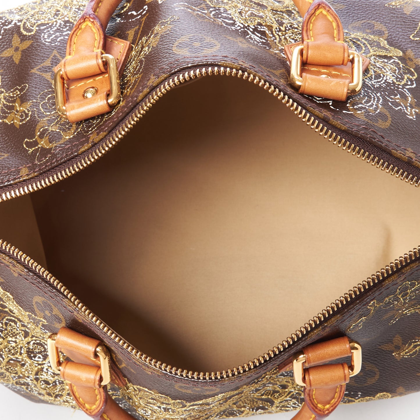 Monogram Dentelle Speedy 30 Gold