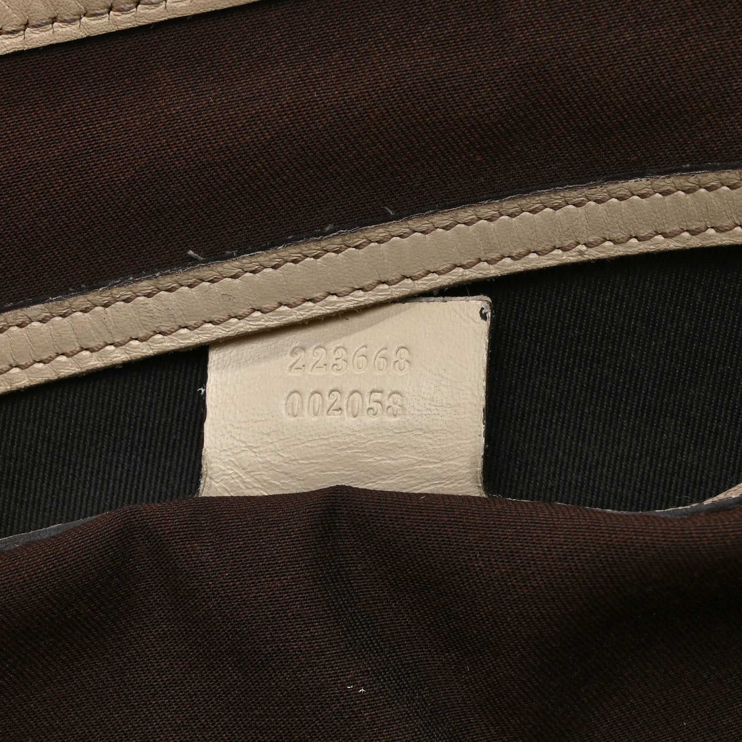 GG Plus Monogram Joy Vertical Tote Off White