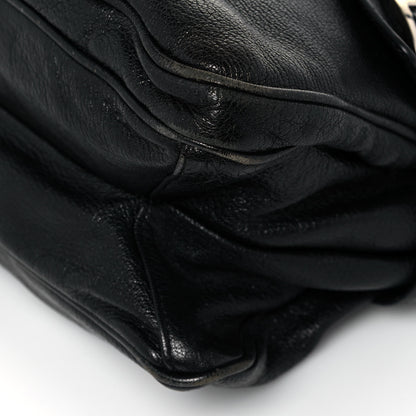Mulberry Stone Polished Goatskin Maggie Shoulder Bag Black 9 of 19