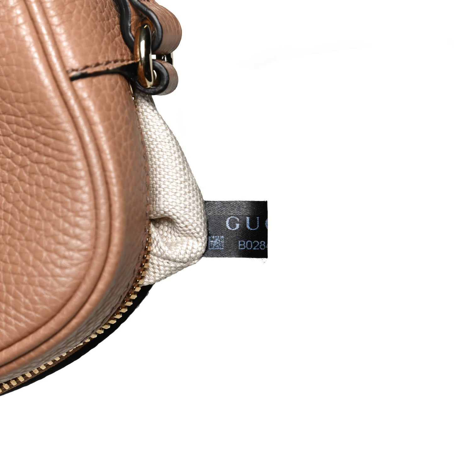 Pebbled Calfskin Small Soho Disco Bag Camelia