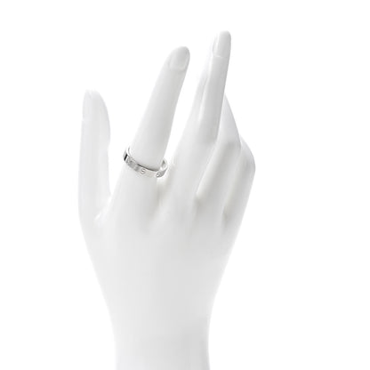 Cartier 18K White Gold 3.5mm LOVE Wedding Band Ring 60 9 2 of 4