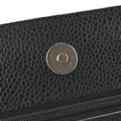 Chanel Caviar Quilted Wallet on Chain WOC Black 12 of 16