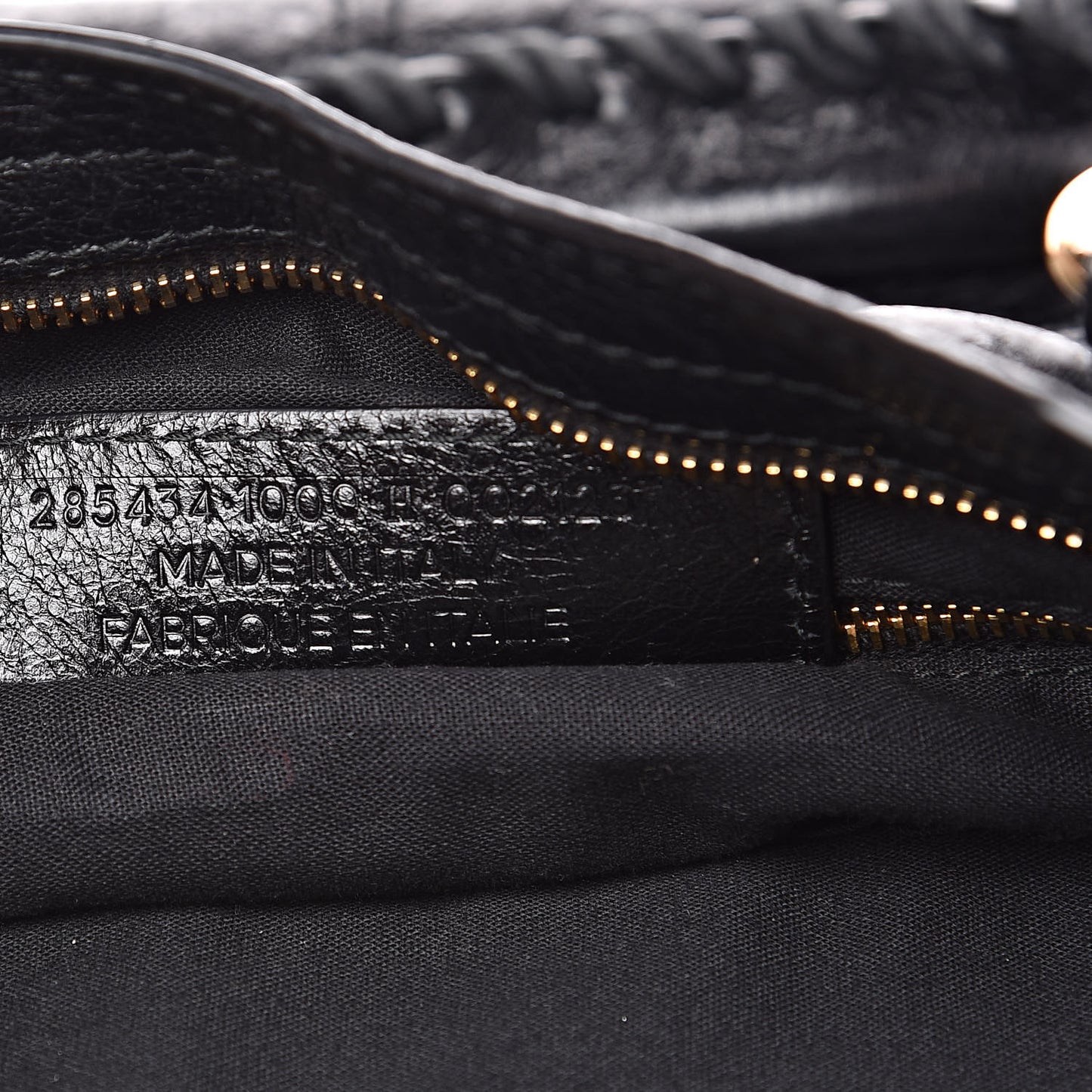 Agneau Giant 12 Gold Hardware Town Black