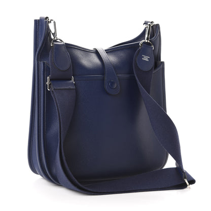 Hermes Epsom Evelyne III PM Bleu Saphir 3 of 10