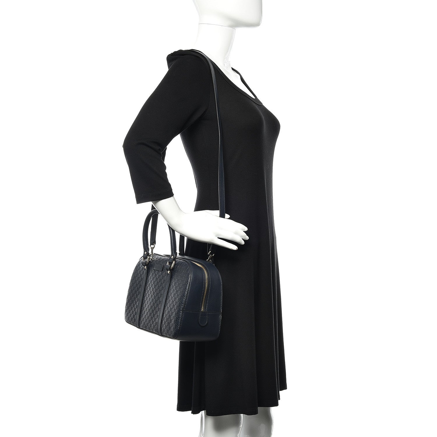 Gucci Microguccissima Medium Crossbody Bag Blue 2 of 12