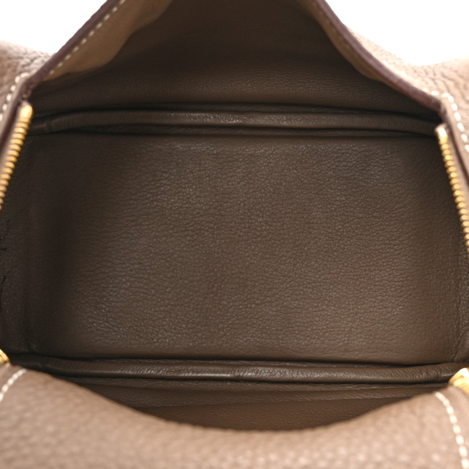 Hermes Taurillon Clemence Mini Lindy 20 Etoupe 5 of 15