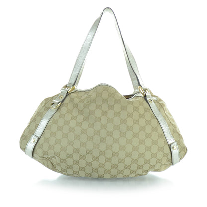 Gucci Monogram Medium Abbey Shoulder Bag Metallic 3 of 12