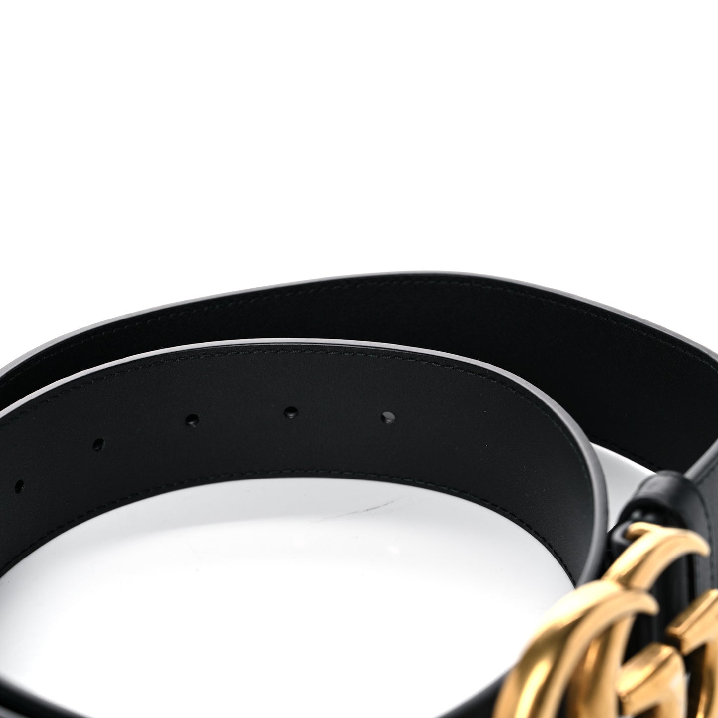 Calfskin Double G 40mm Belt 80 32 Black