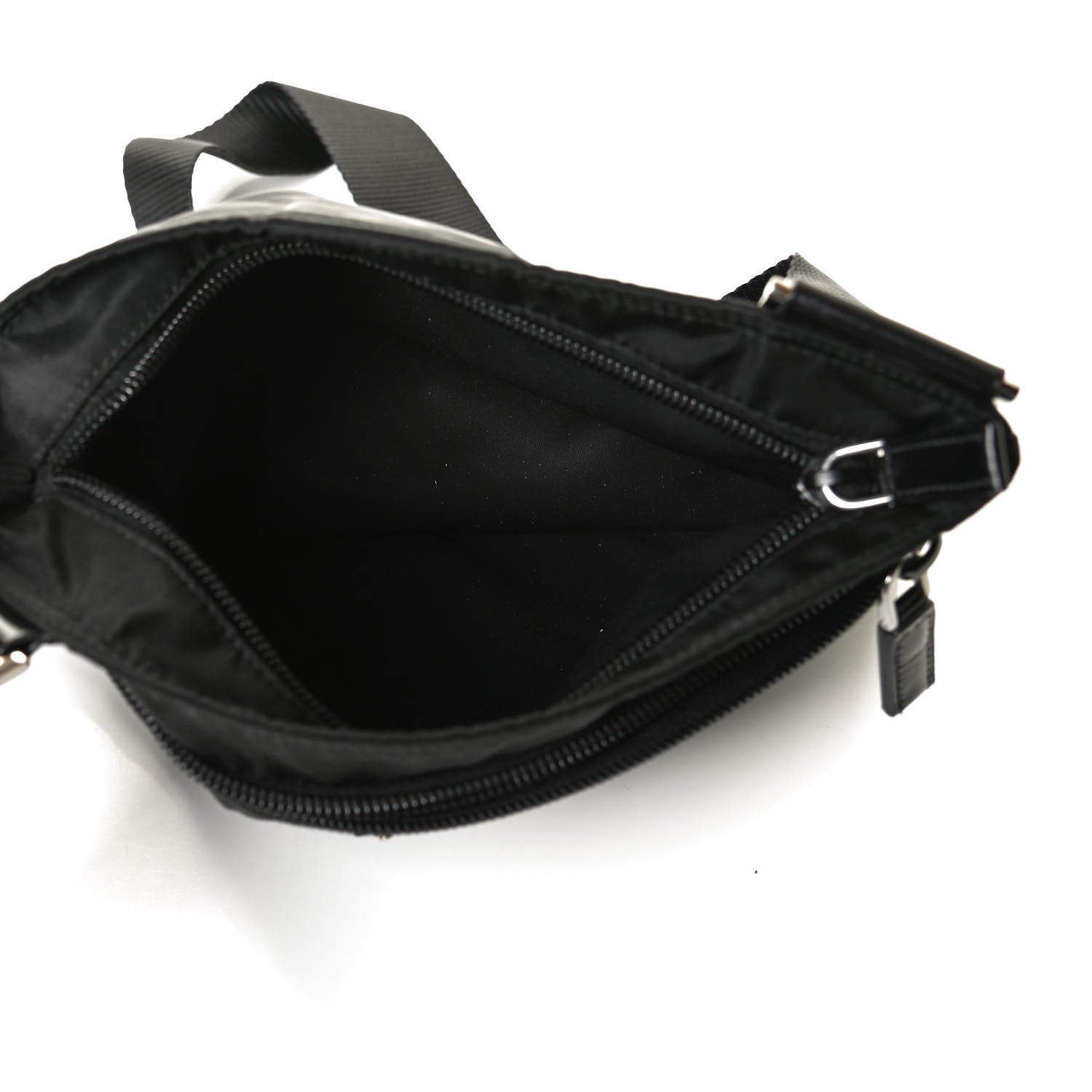 Prada Tessuto Nylon Crossbody Bag Black 4 of 8