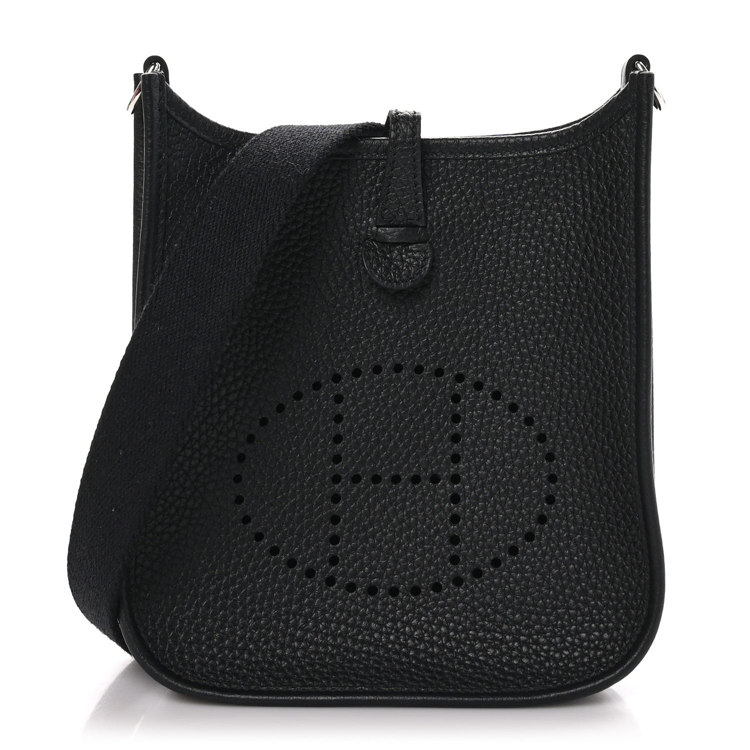 Hermes Taurillon Clemence Evelyne TPM Black 1 of 11