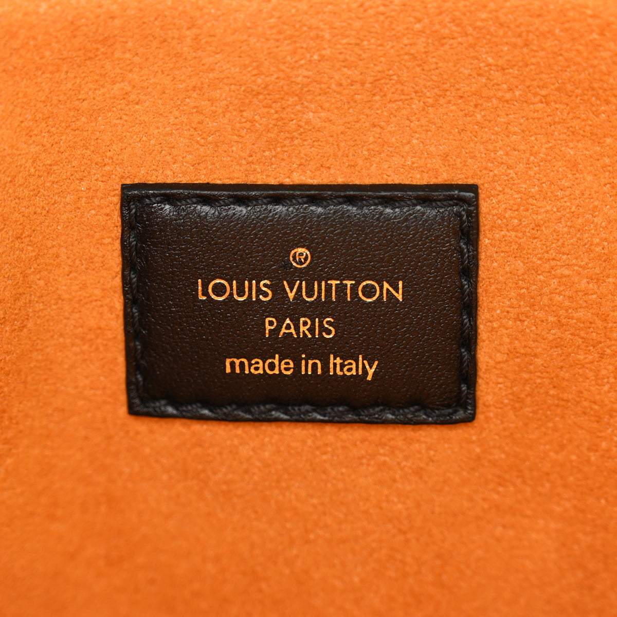 Lambskin Embossed Monogram Coussin MM Black