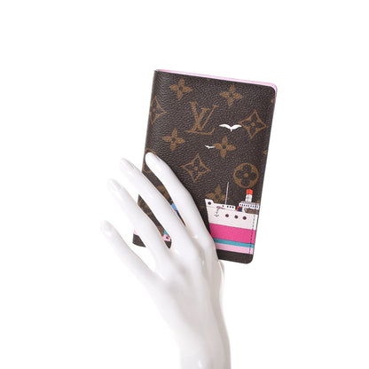 Louis Vuitton Monogram 2016 Christmas Animation Passport Cover Rose Ballerine 2 of 7