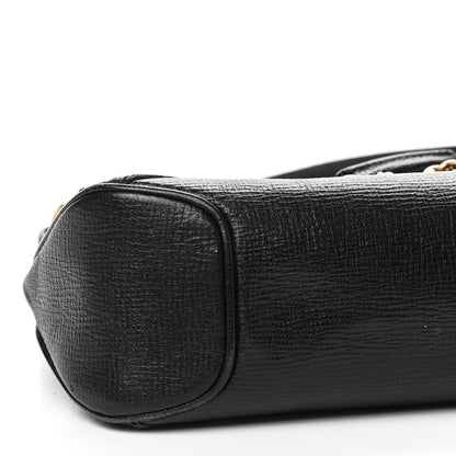 Gucci Leather Horsebit Flap Bag Black 6 of 10