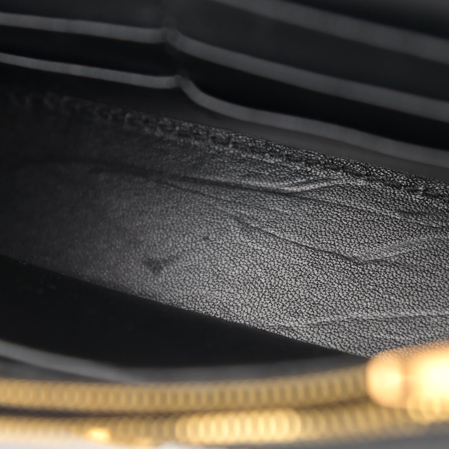 Balenciaga Shiny Calfskin Crocodile Embossed Hourglass Chain Bag Black 10 of 11