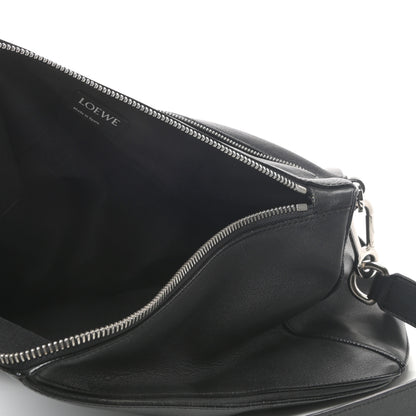 Loewe Calfskin Large Zipper Puzzle Bag Black 5 of 8
