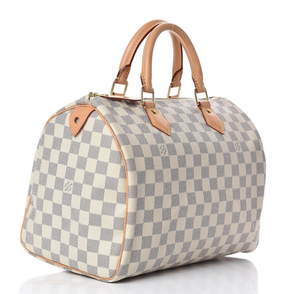 Louis Vuitton Damier Azur Speedy 30 3 of 9