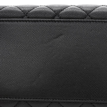 Chanel Caviar Quilted Small Coco Handle Flap Black 12 of 12