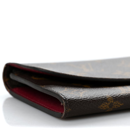 Louis Vuitton Monogram Emilie Wallet Fuchsia 7 of 9