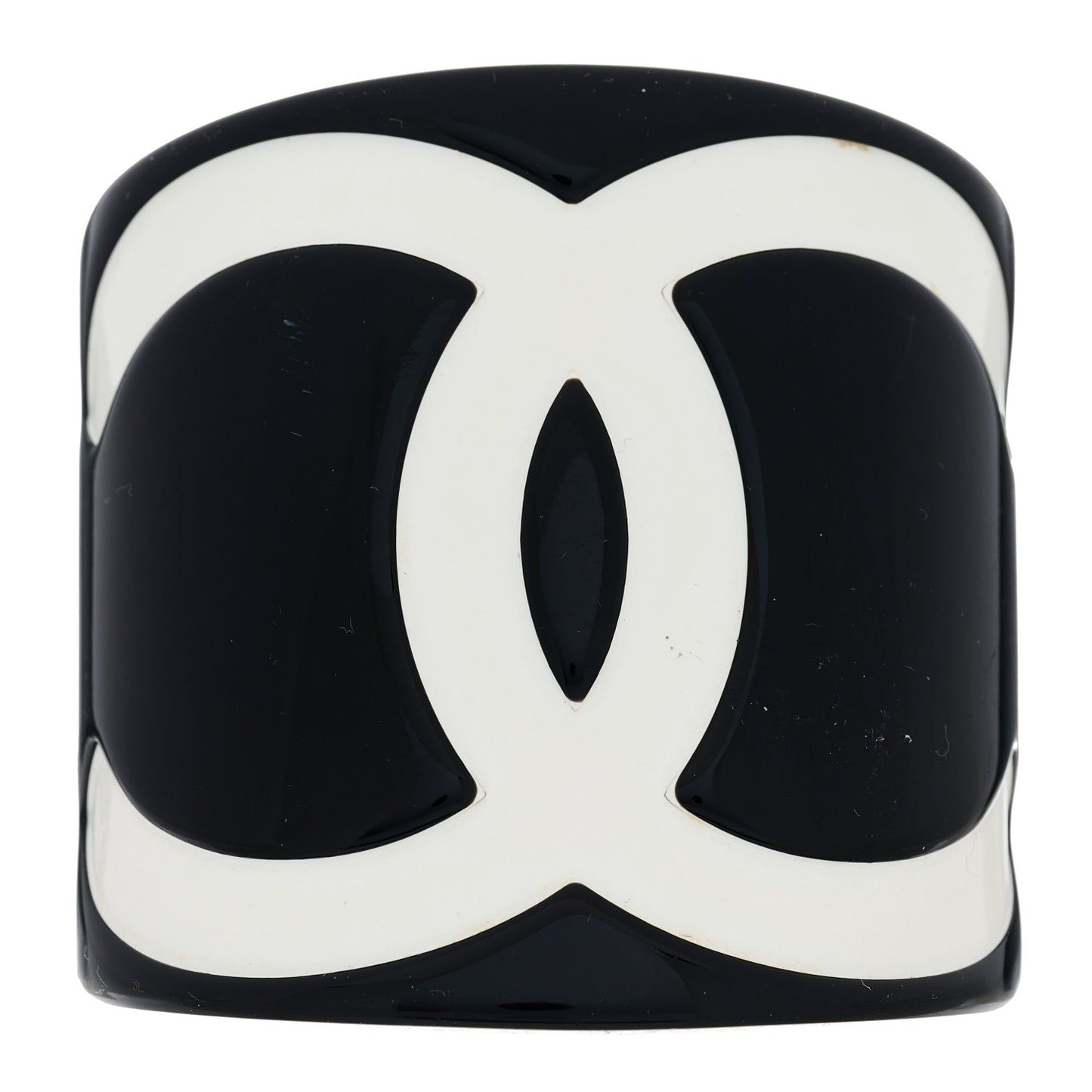 Resin CC Wide Cuff Black White