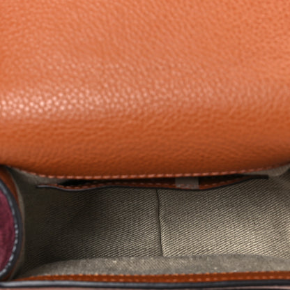 Chloe Suede Calfskin Mini Marcie Round Crossbody Bag Tan 5 of 8