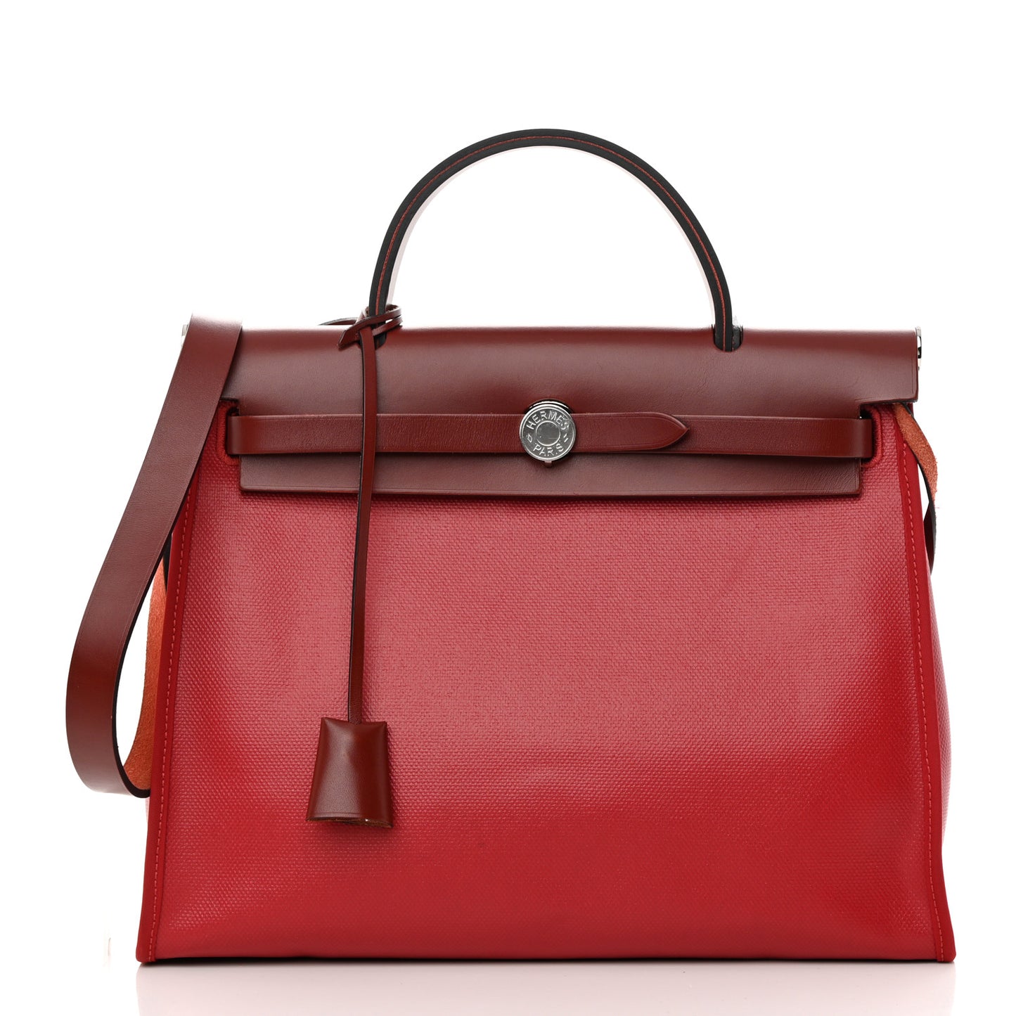 Toile H Berline Vache Hunter Herbag Zip PM 31 Rouge Piment Ecru