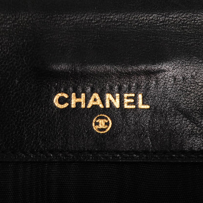 Chanel Lambskin Timeless CC Compact French Wallet Black 6 of 8