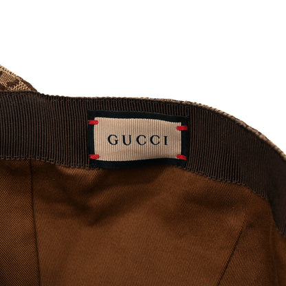Gucci Monogram Textured Dollar Calfskin Zeno Baseball Hat Beige 8 of 10